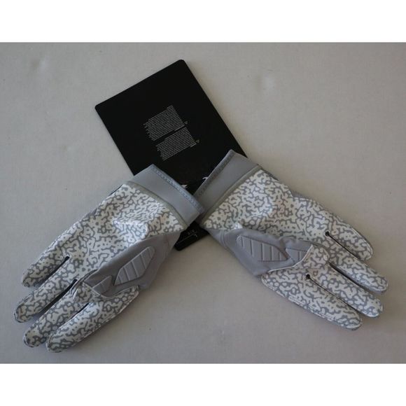 Nike CJ9339 015 Unisex Sz Large Gray/White Superbad 5.0 Football Gloves - Picture 5 of 5